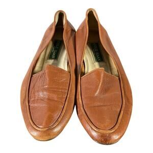 Cole Haan Genuine Brown Leather Loafers Vintage size 8.5 US women’s